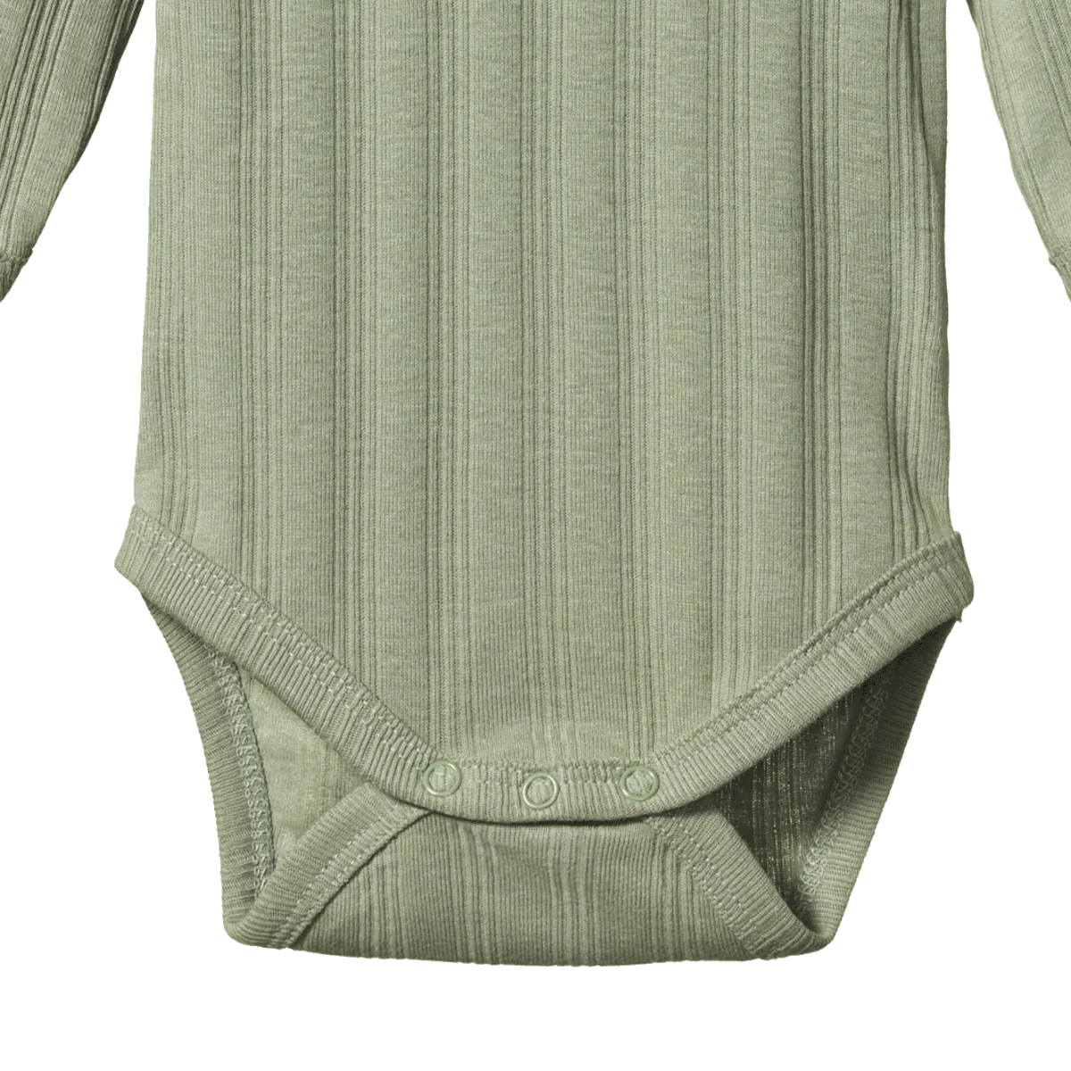 NATURE BABY 2 PACK DERBY BODYSUIT - NATURAL/NETTLE
