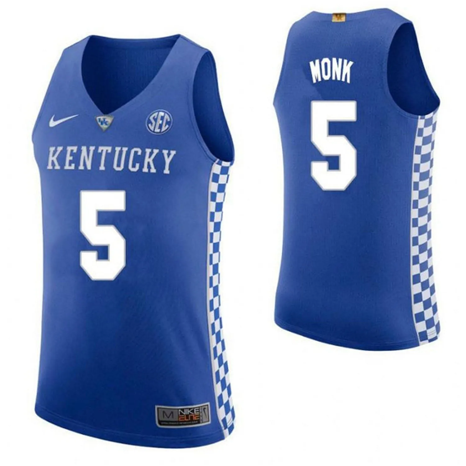 NCAAB Malik Monk Kentucky Wildcats 5 Jersey