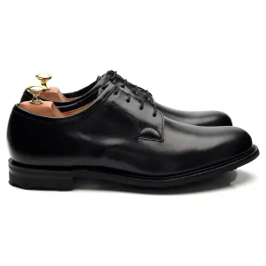 'Newbridge' Black Cordovan Leather Derby UK 8.5 F