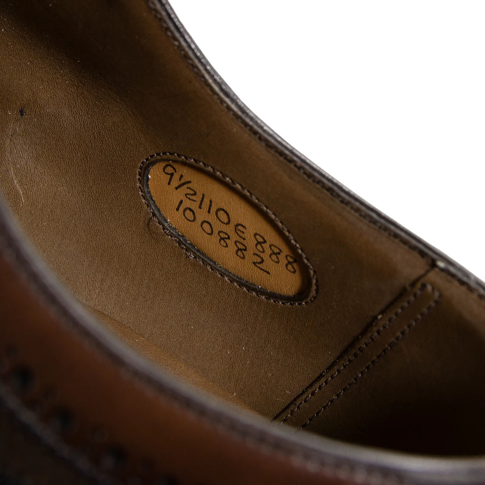NIB $1605 Edward Green Harrogate E888 Dark Oak Mink Suede Wingtip Shoes   Trees