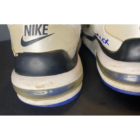 Nike Air Max LTD Mens 13 Leather White Black Royal Shoes 317551-194 Athletic