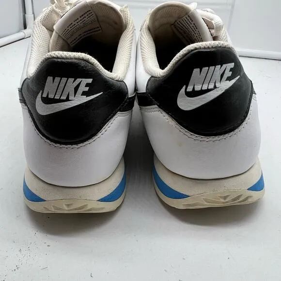 Nike Shoes Mens 10.5 Cortez White Black Photo Blue Running Sneaker DM4044-100 *