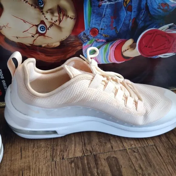Nike Womens Peach White Air Max Axis Guava Ice Sneaker Shoes Size 8