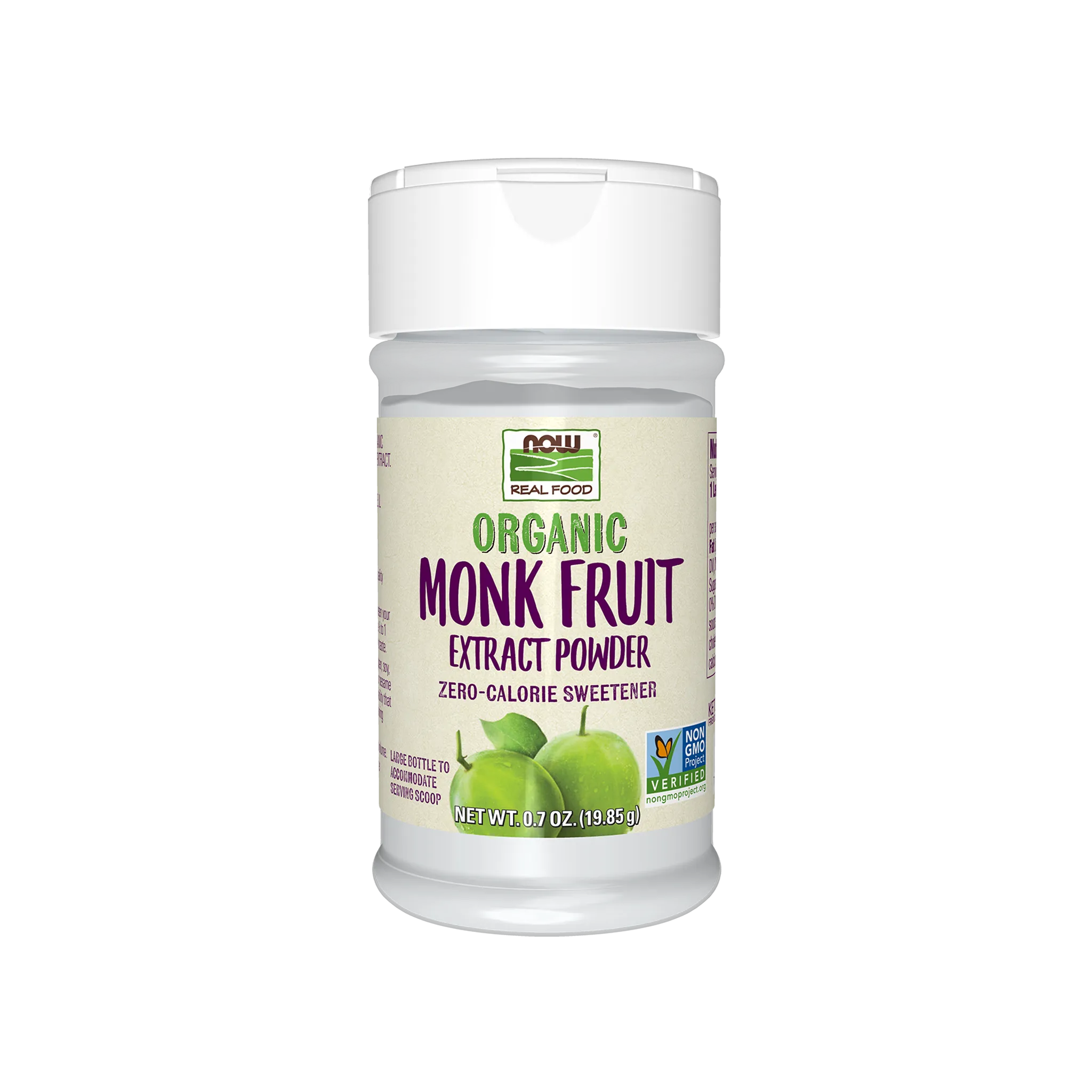 NOW Real Food Monk Fruit Extract Powder Organic