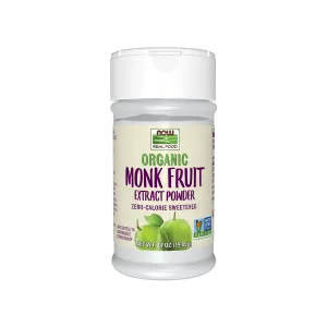 NOW Real Food Monk Fruit Extract Powder Organic