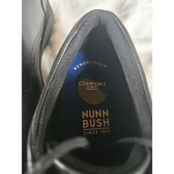 Nunn Brush Kore Pro CT OX Men's Black Dress Shoe Size 10‎ M NWB