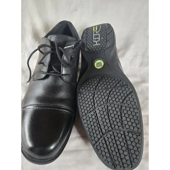 Nunn Brush Kore Pro CT OX Men's Black Dress Shoe Size 10‎ M NWB
