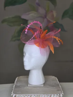 Orange Fever Fascinator