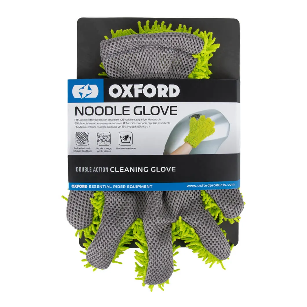 Oxford Microfibre Noodle Wash Glove Green