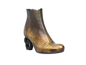 Papucei Women's Copper Leather Ankle Boots