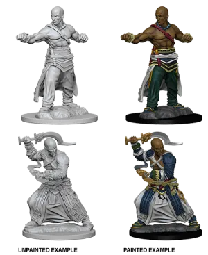 Pathfinder Deep Cuts Unpainted Miniatures: Human Male Monk