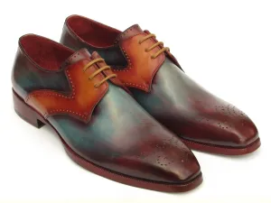Paul Parkman Men's Medallion Toe Derby Shoes in Multiple Colors