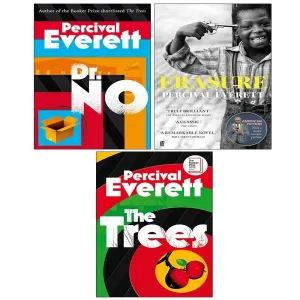 Percival Everett Collection 3 Books Set (Dr. No, The Trees & Erasure)