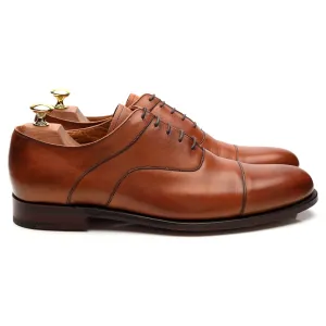 'Rainham' Tan Brown Leather Oxford UK 8.5 F