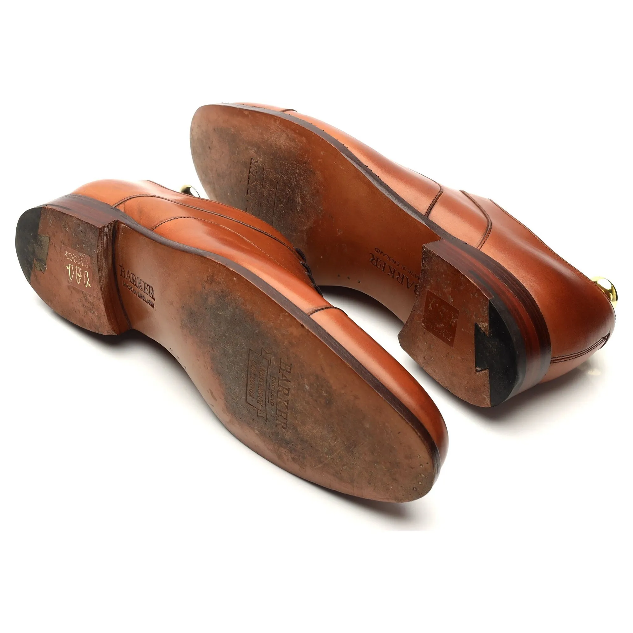 'Rainham' Tan Brown Leather Oxford UK 8.5 F