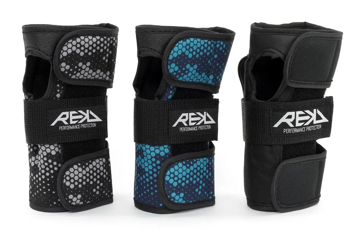 REKD Skateboard Skate Scooter BMX Wrist Guards - Black