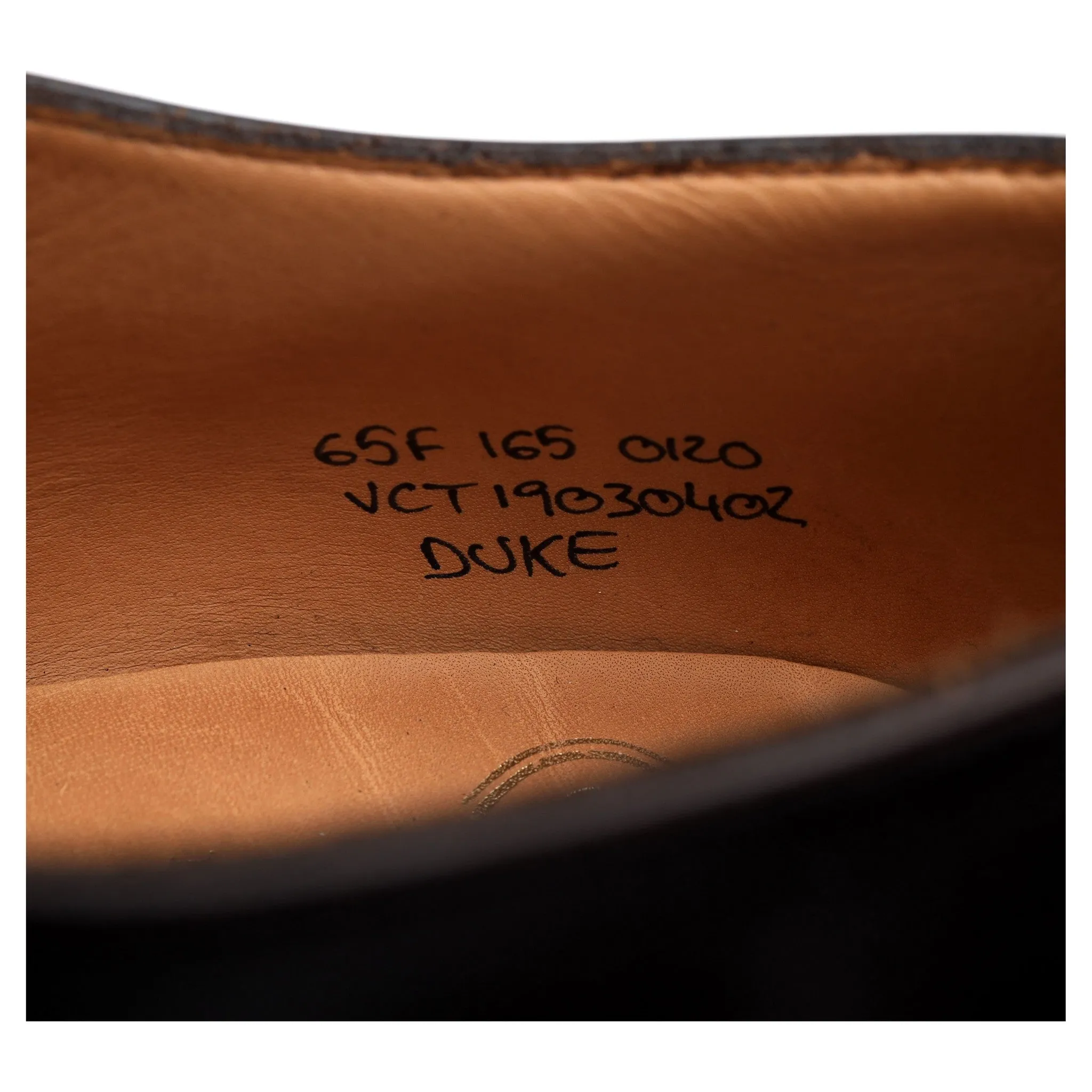 Royal Collection 'Duke' Dark Brown Leather Oxford Brogues UK 6.5 F