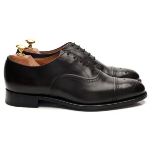 Royal Collection 'Duke' Dark Brown Leather Oxford Brogues UK 6.5 F