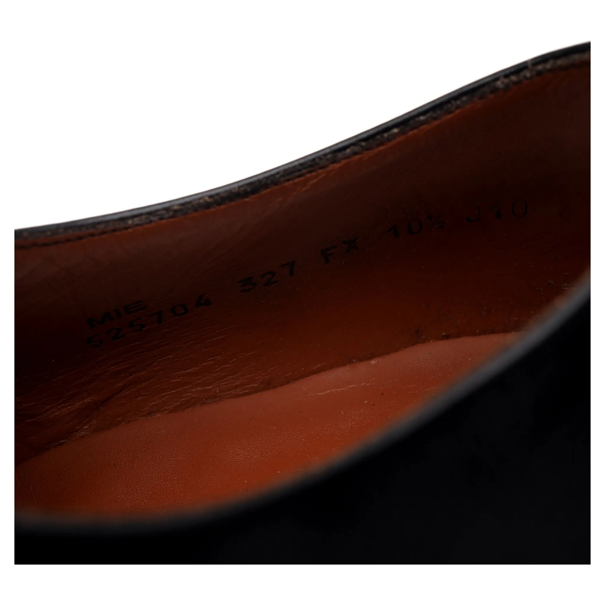 Russell & Bromley 'Kingston' Black Leather Derby UK 10.5 FX
