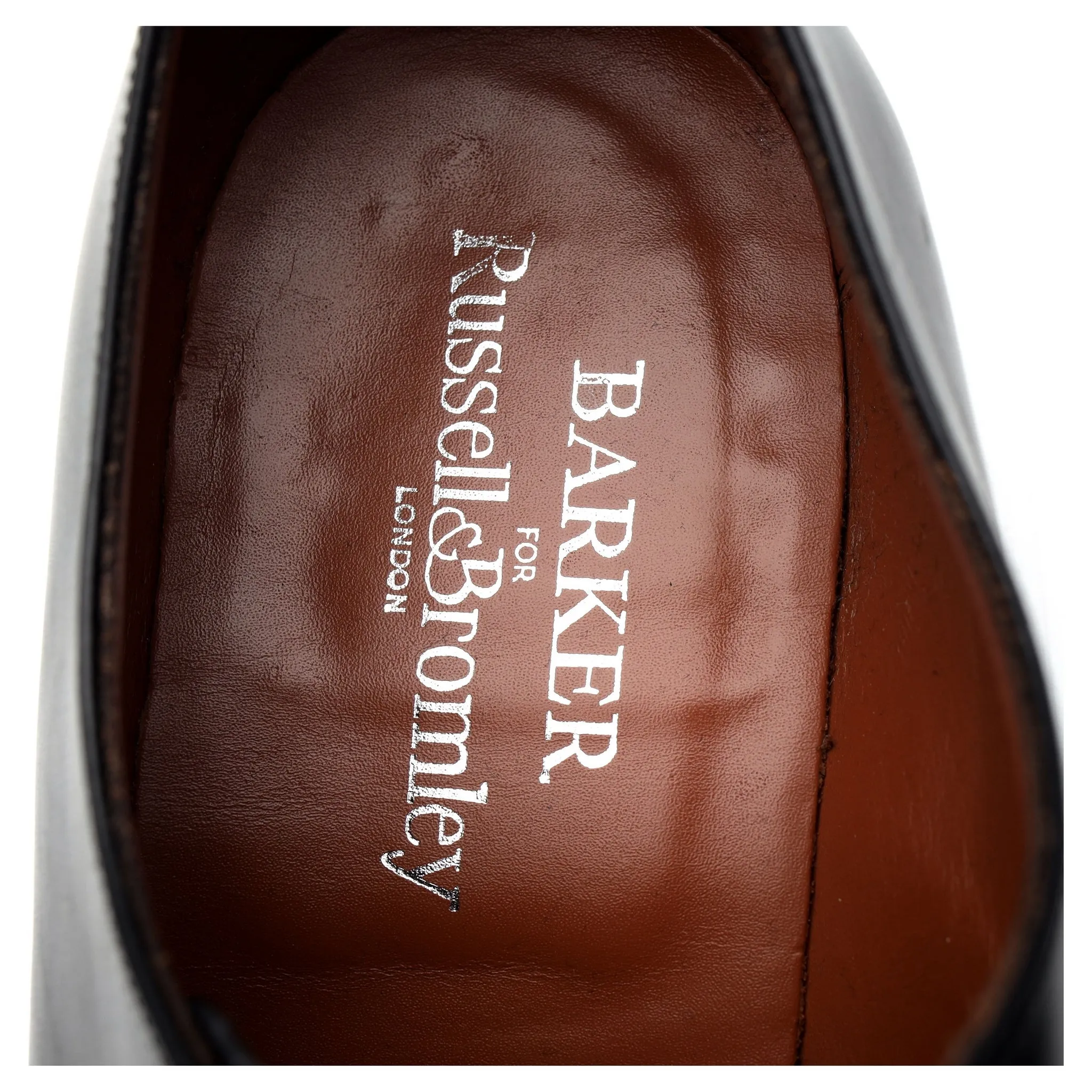 Russell & Bromley 'Kingston' Black Leather Derby UK 10.5 FX