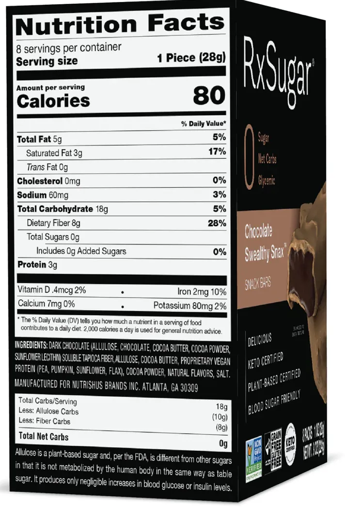 RxSugar Chocolate Swealthy Snax