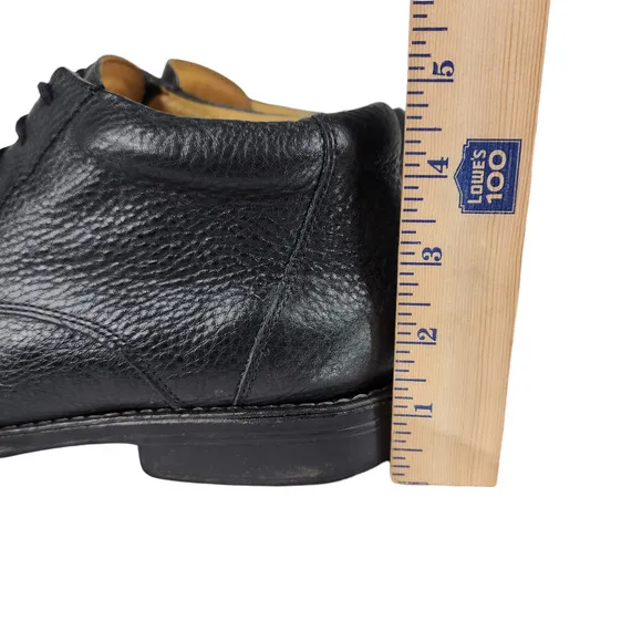 Sandro Moscoloni Ankle Boots 11D Mens Black Soft Pebbled Leather Gel Insole