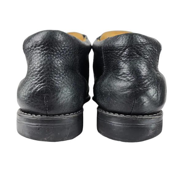 Sandro Moscoloni Ankle Boots 11D Mens Black Soft Pebbled Leather Gel Insole