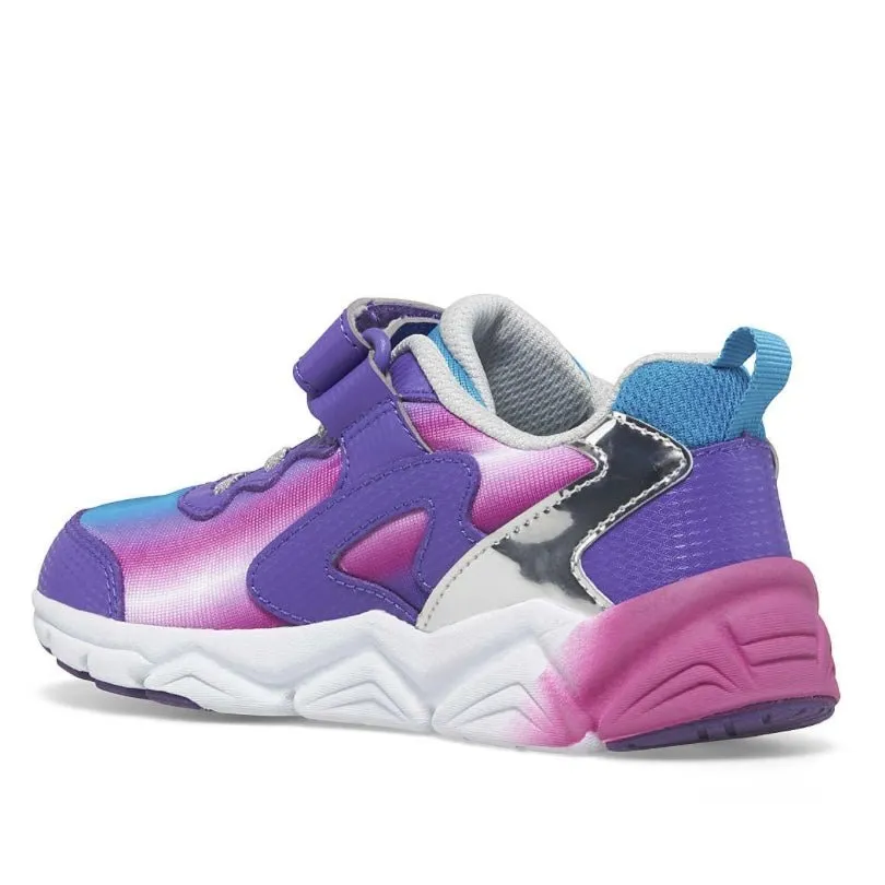 Saucony - Big Kid's Flash A/C 3.0 Sneaker - Teal/Purple/Chrome