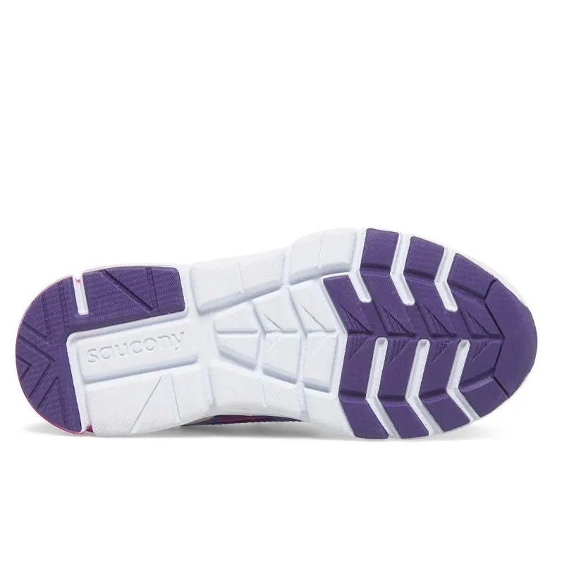 Saucony - Big Kid's Flash A/C 3.0 Sneaker - Teal/Purple/Chrome