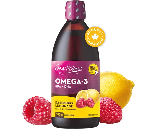 Sea-licious Omega-3 Raspberry Lemonade 500ml
