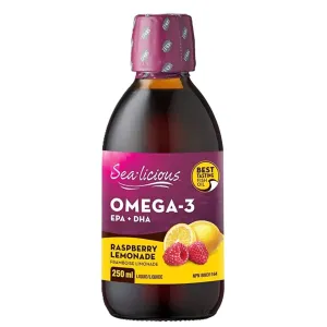 Sealicious Omega-3 EPA   DHA - Raspberry Lemonade 250ml