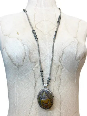 Seated Monk Necklace