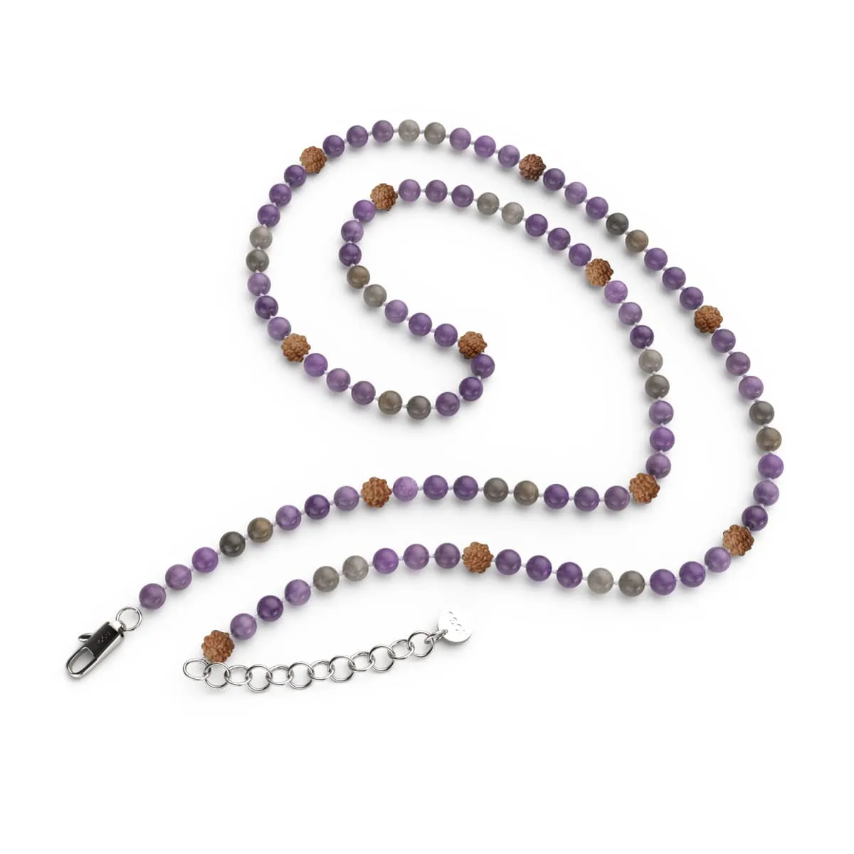 Shaolin Monk | Gemstone Rudraksha | Mala Spiritual Wrap