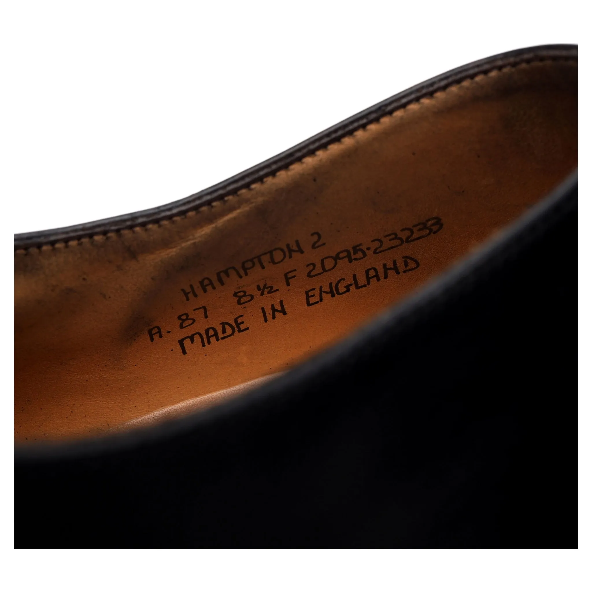 Shipton & Heneage 'Hampton 2' Black Leather Derby UK 8.5 F