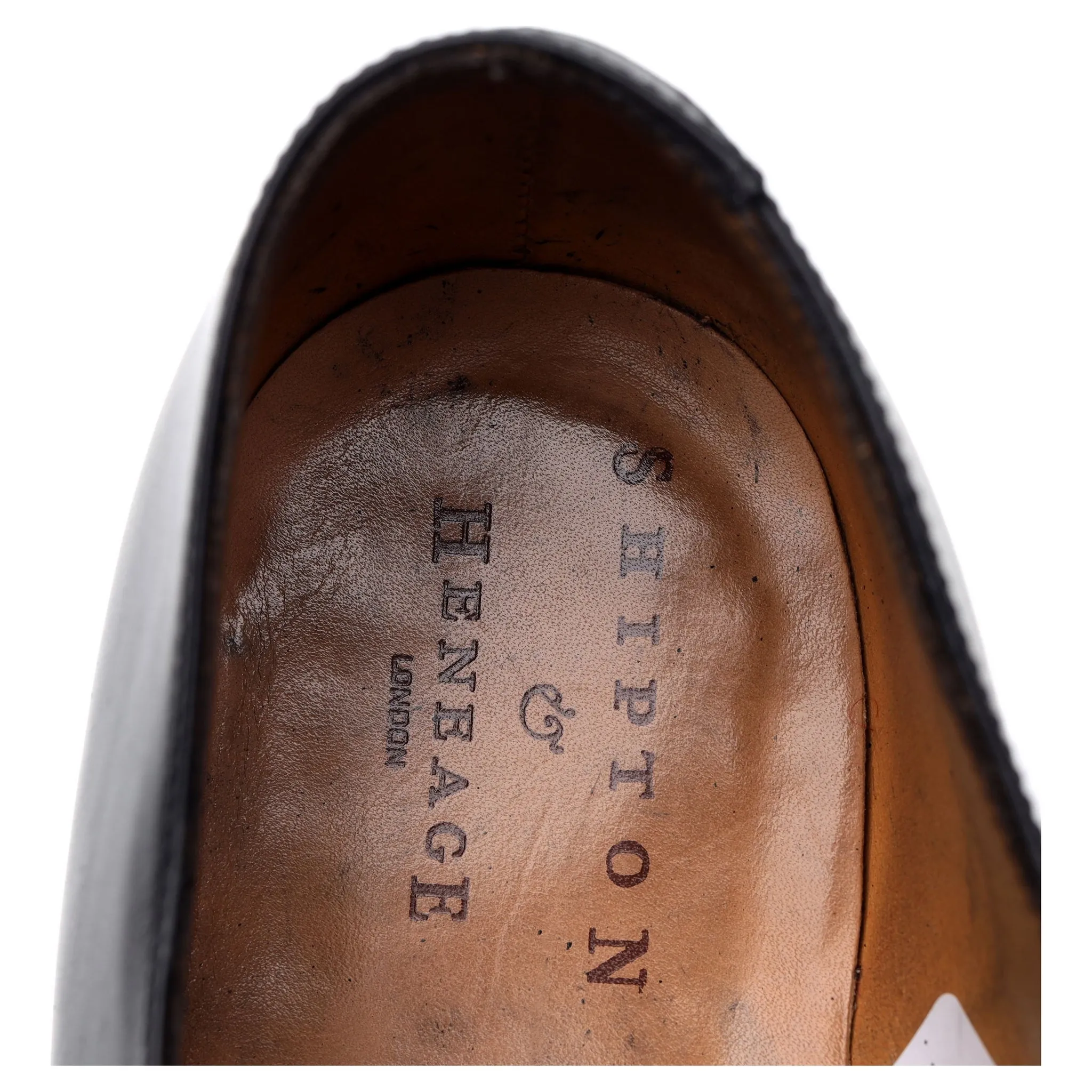 Shipton & Heneage 'Hampton 2' Black Leather Derby UK 8.5 F