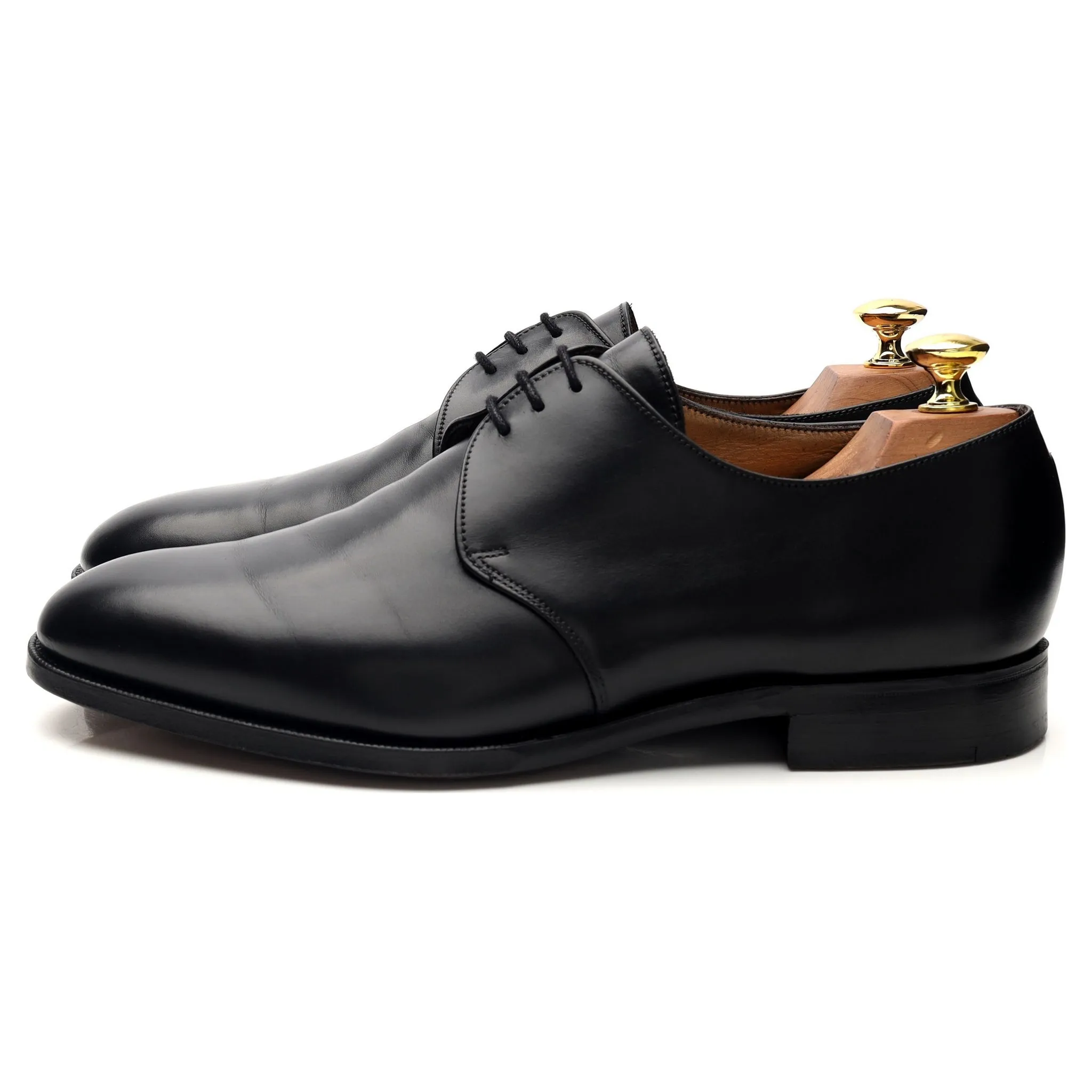 Shipton & Heneage 'Hampton 2' Black Leather Derby UK 8.5 F