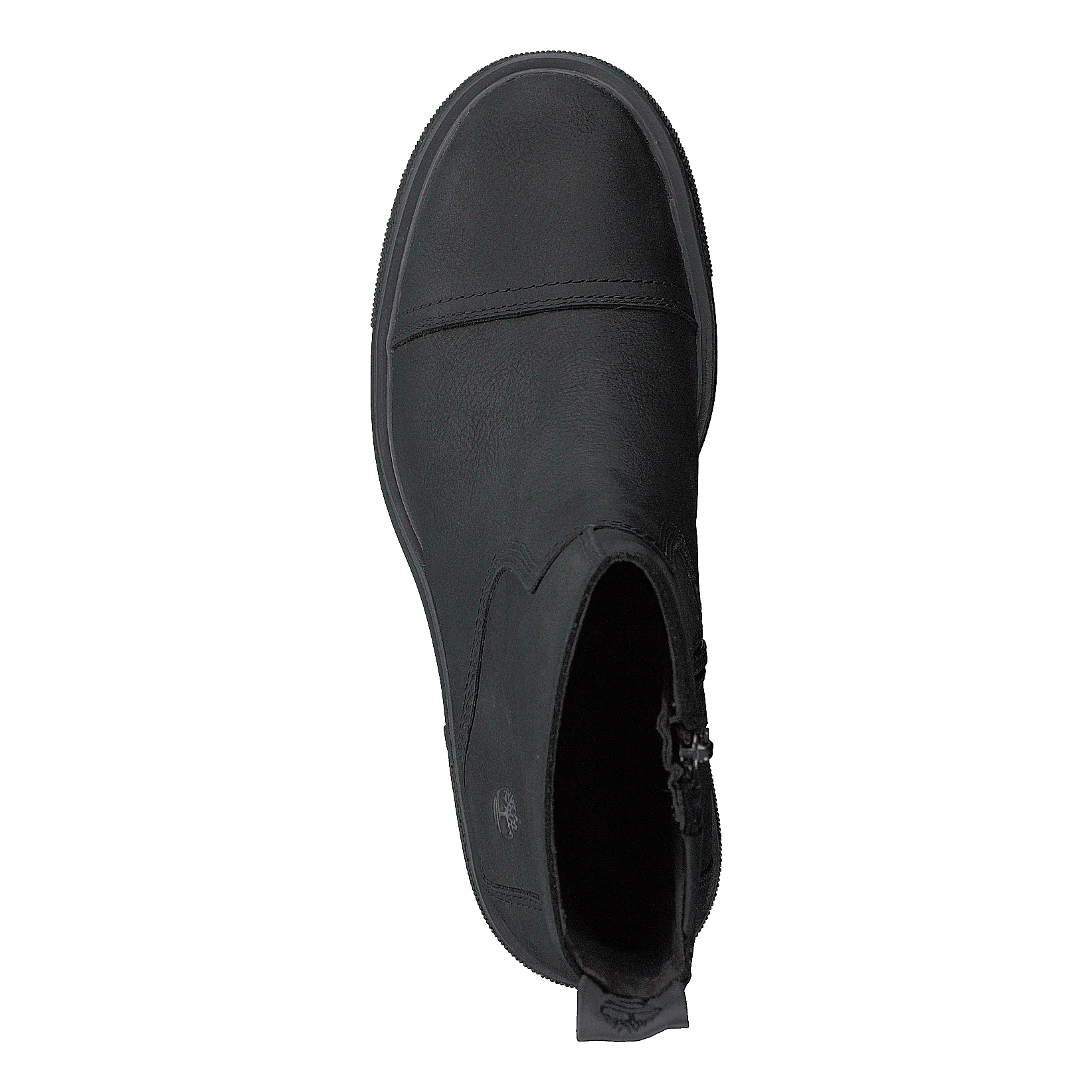 Silver Blossom Side Zip Ankle Jet Black