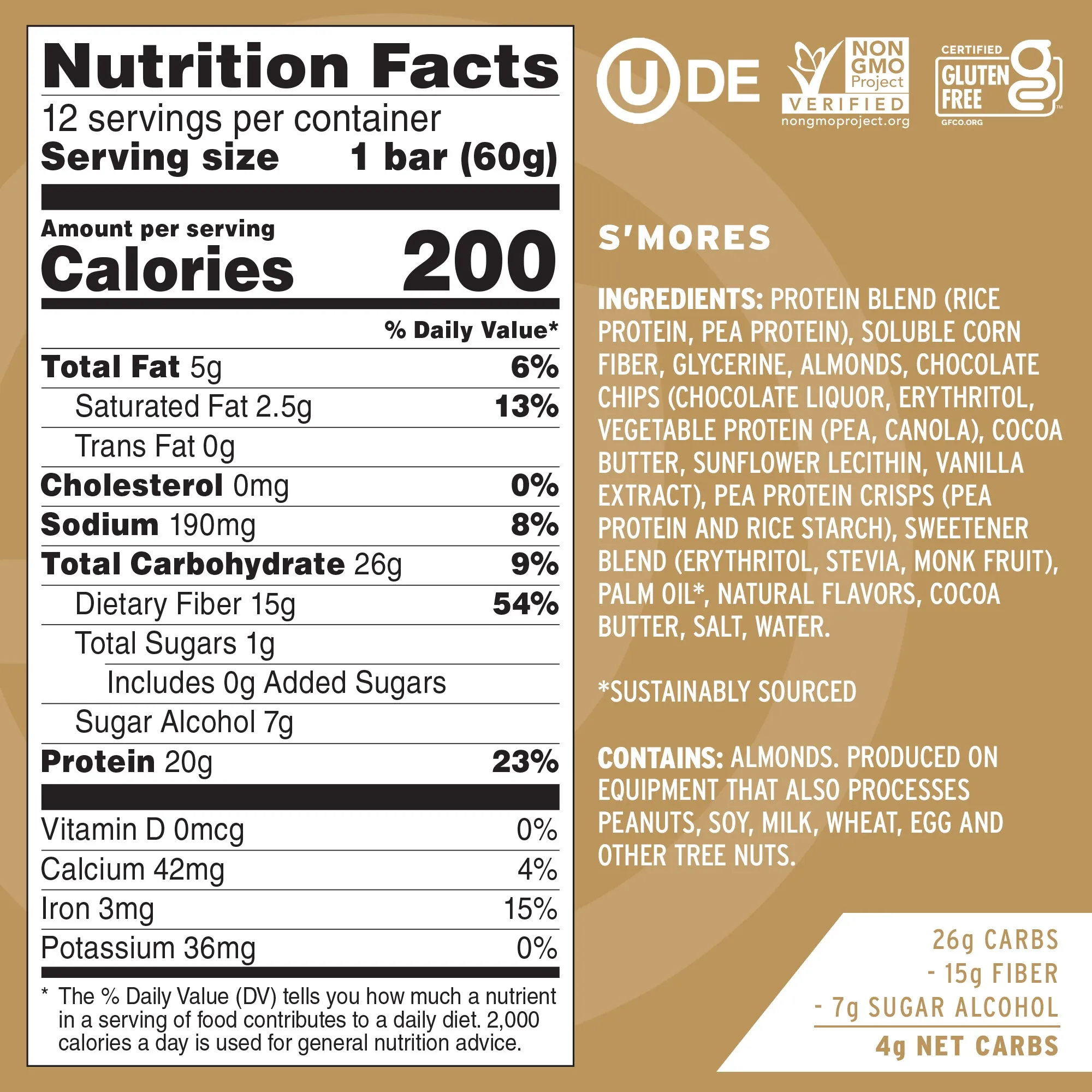 S'mores Protein Bars