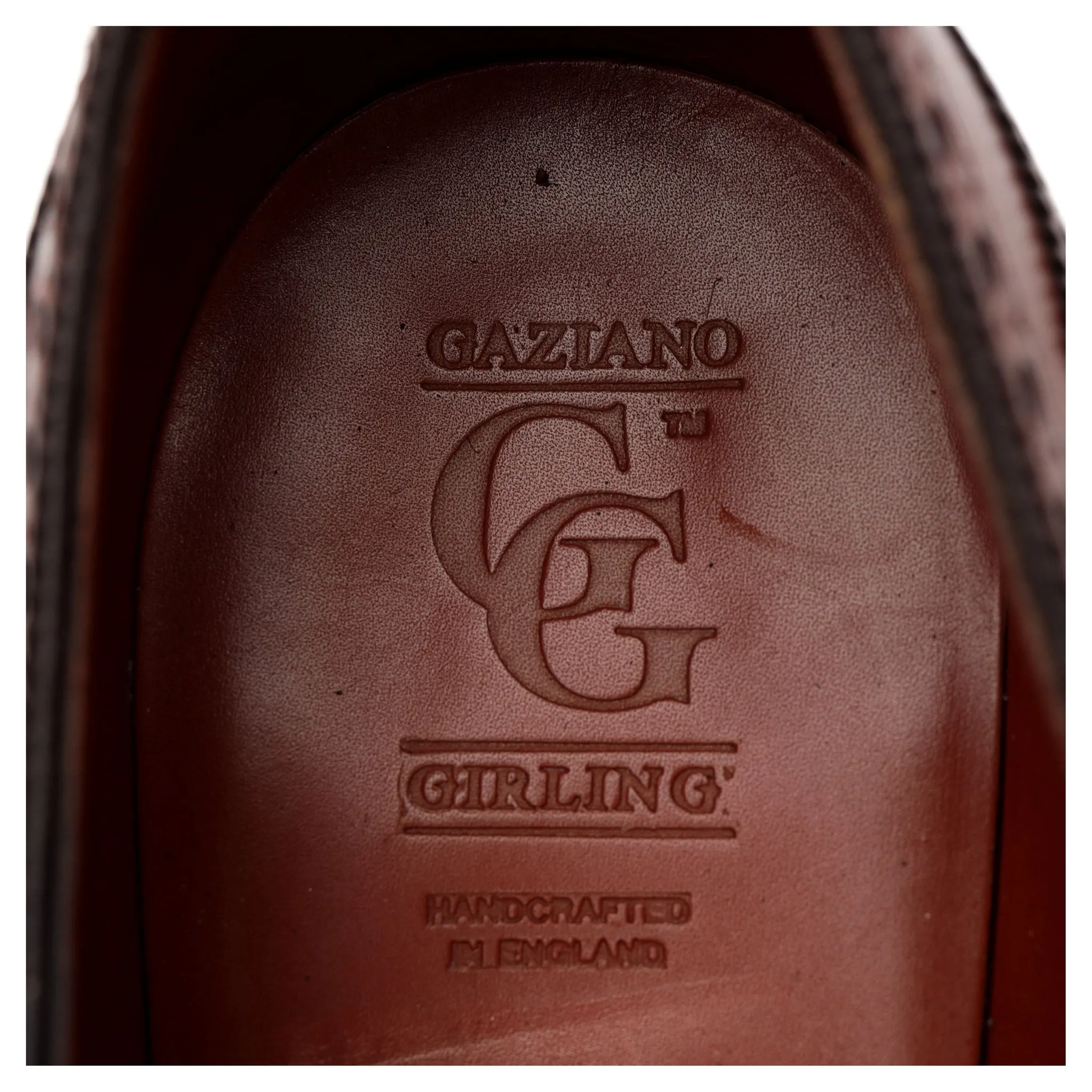 'St James ll' Burgundy Cherry Leather Oxford UK 7.5 F