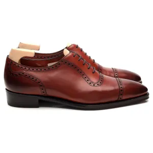 'St James ll' Burgundy Cherry Leather Oxford UK 7.5 F