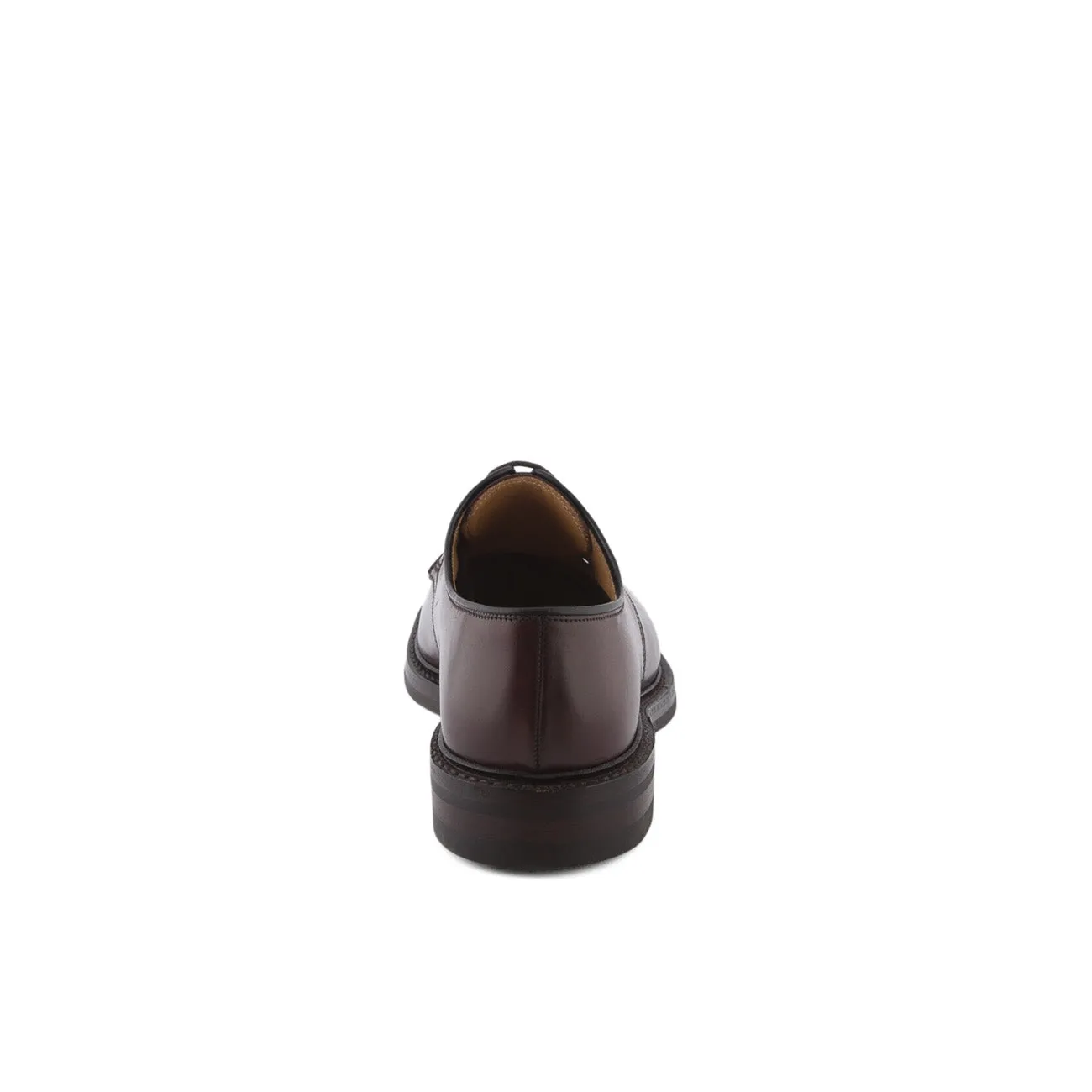 Stringata derby Crockett & Jones Grasmere in pelle di cavallo bordeaux
