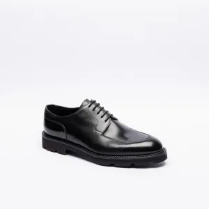 Stringata derby John Lobb Hardington in pelle nera (Taglia 8.5 UK)