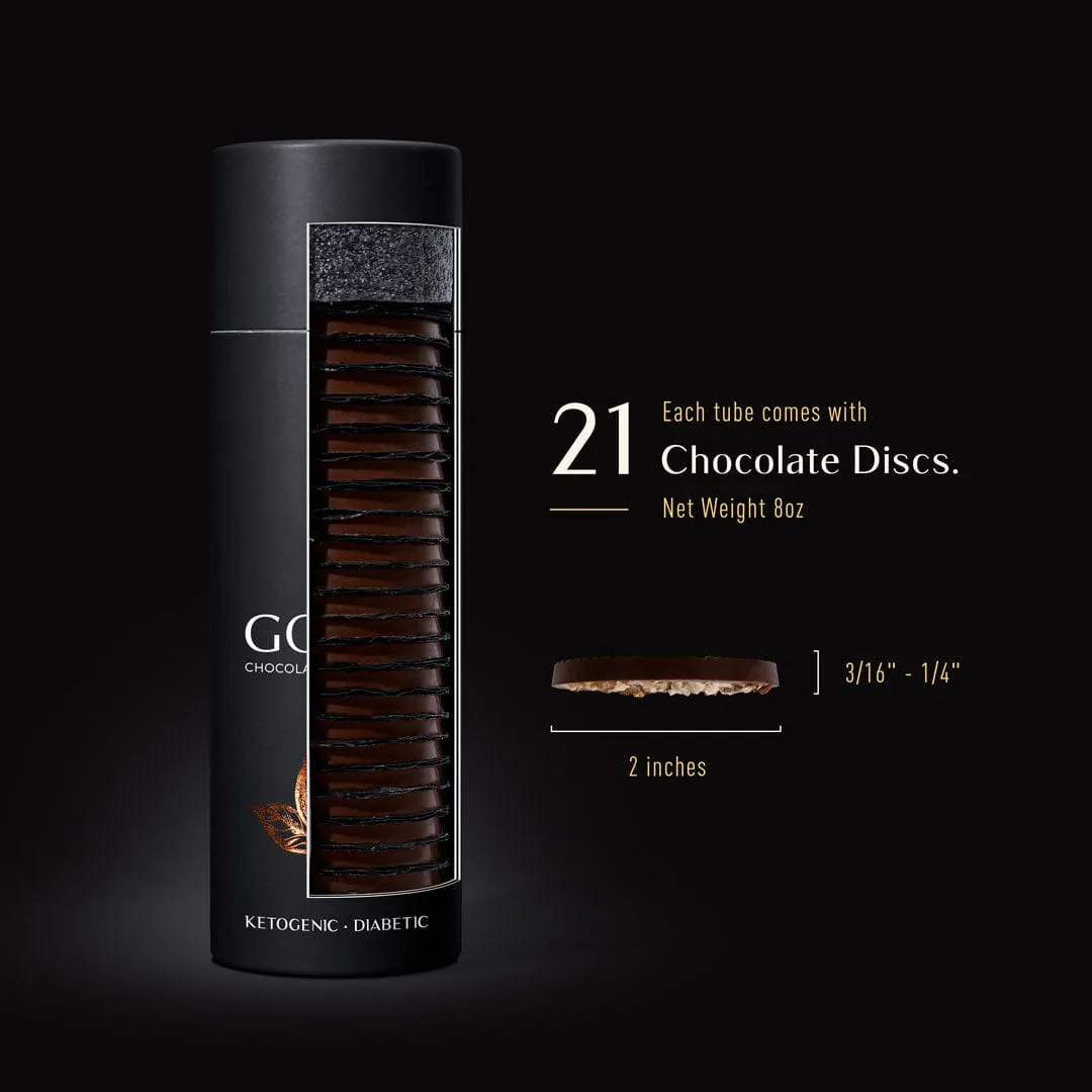 Sugar-Free Dark Chocolate with Roasted Hazelnuts