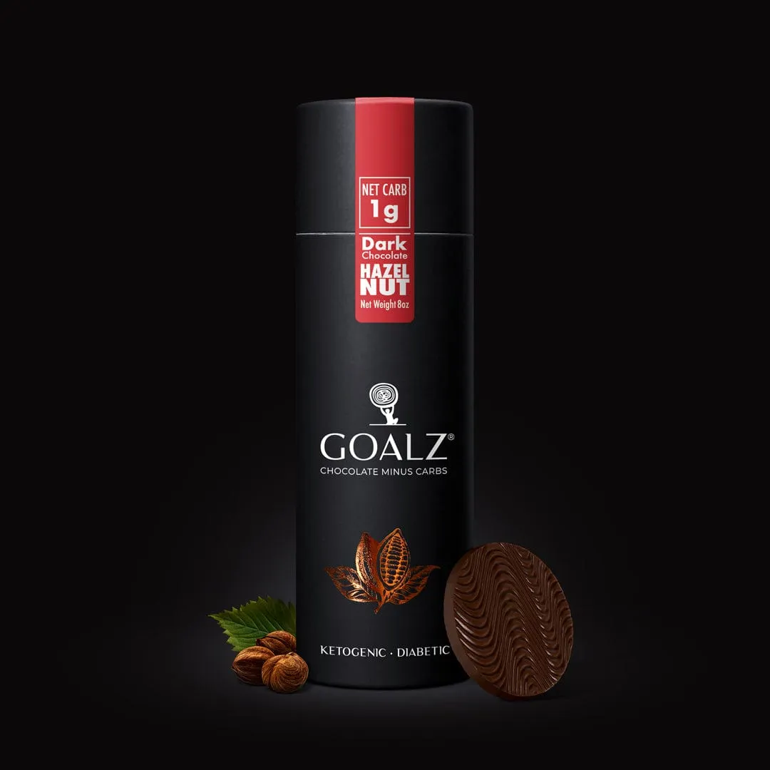 Sugar-Free Dark Chocolate with Roasted Hazelnuts