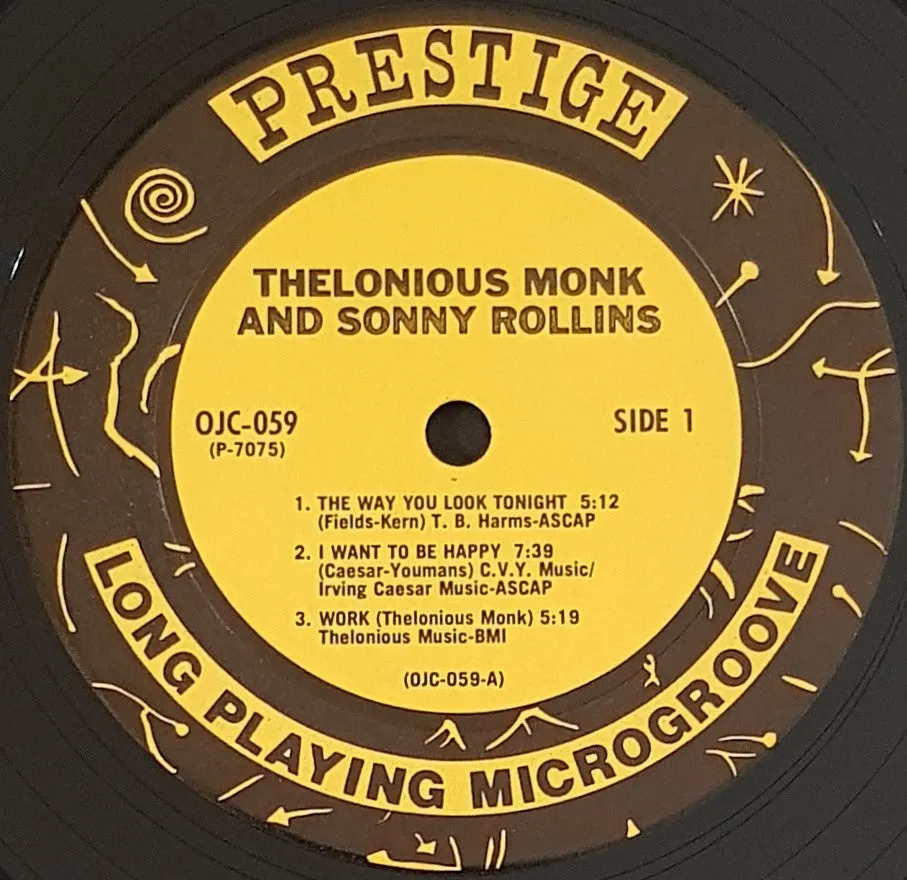 Thelonious Monk - Thelonious Monk / Sonny Rollins