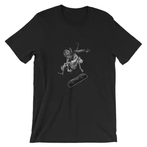 Tibetan Monk Doing Kick Flip T-Shirt