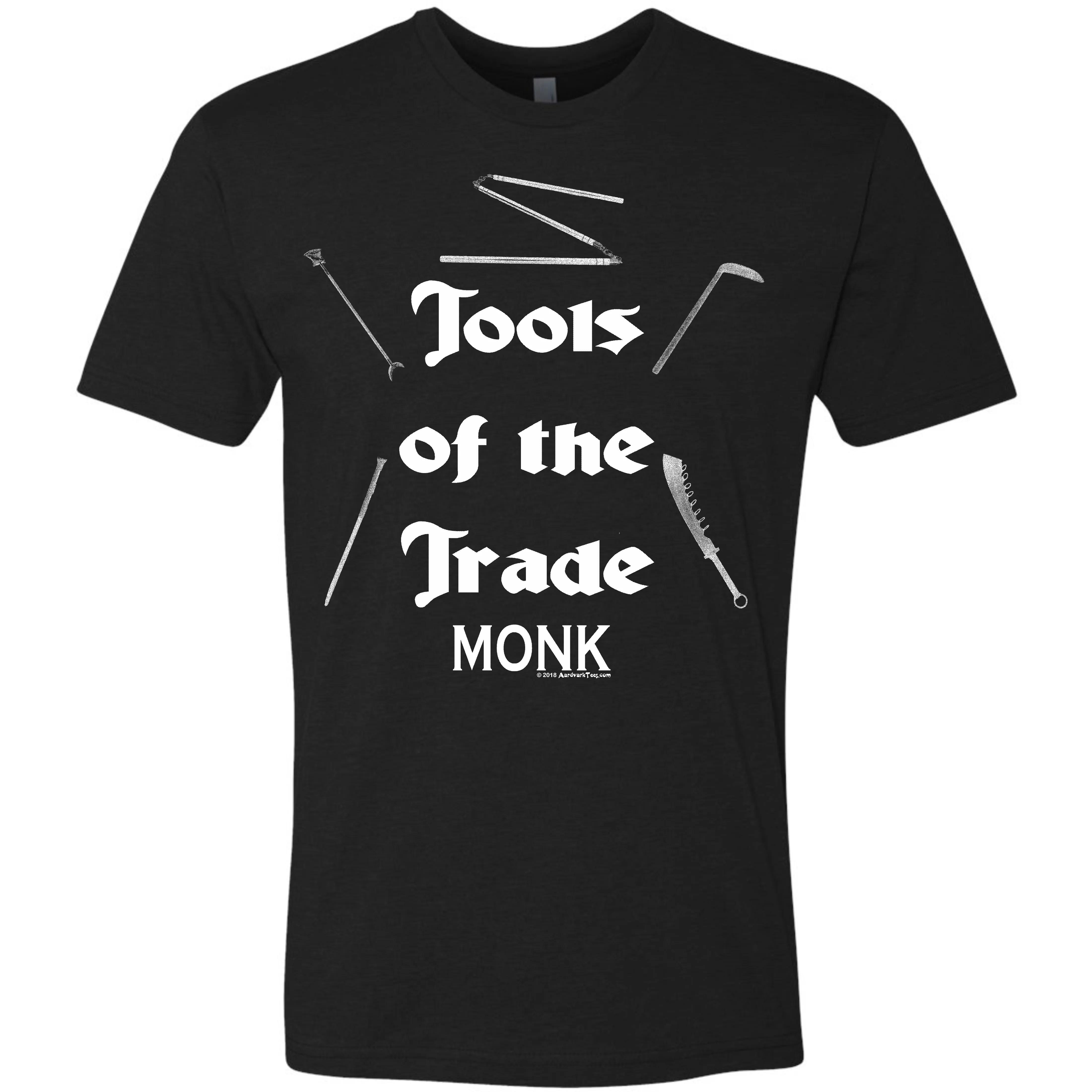 Tools of the Trade - Monk - Tabletop RPG Fan Tee