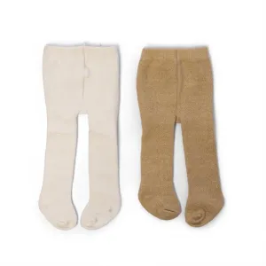 twin pack tights ( 3 doll sizes for 12 to 19 inches / 30 to 48cm)