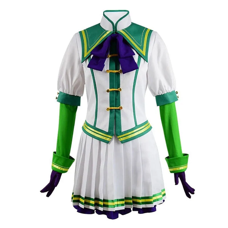 Uma Musume Pretty Derby Silence Suzuka School Uniform Cosplay Costumes