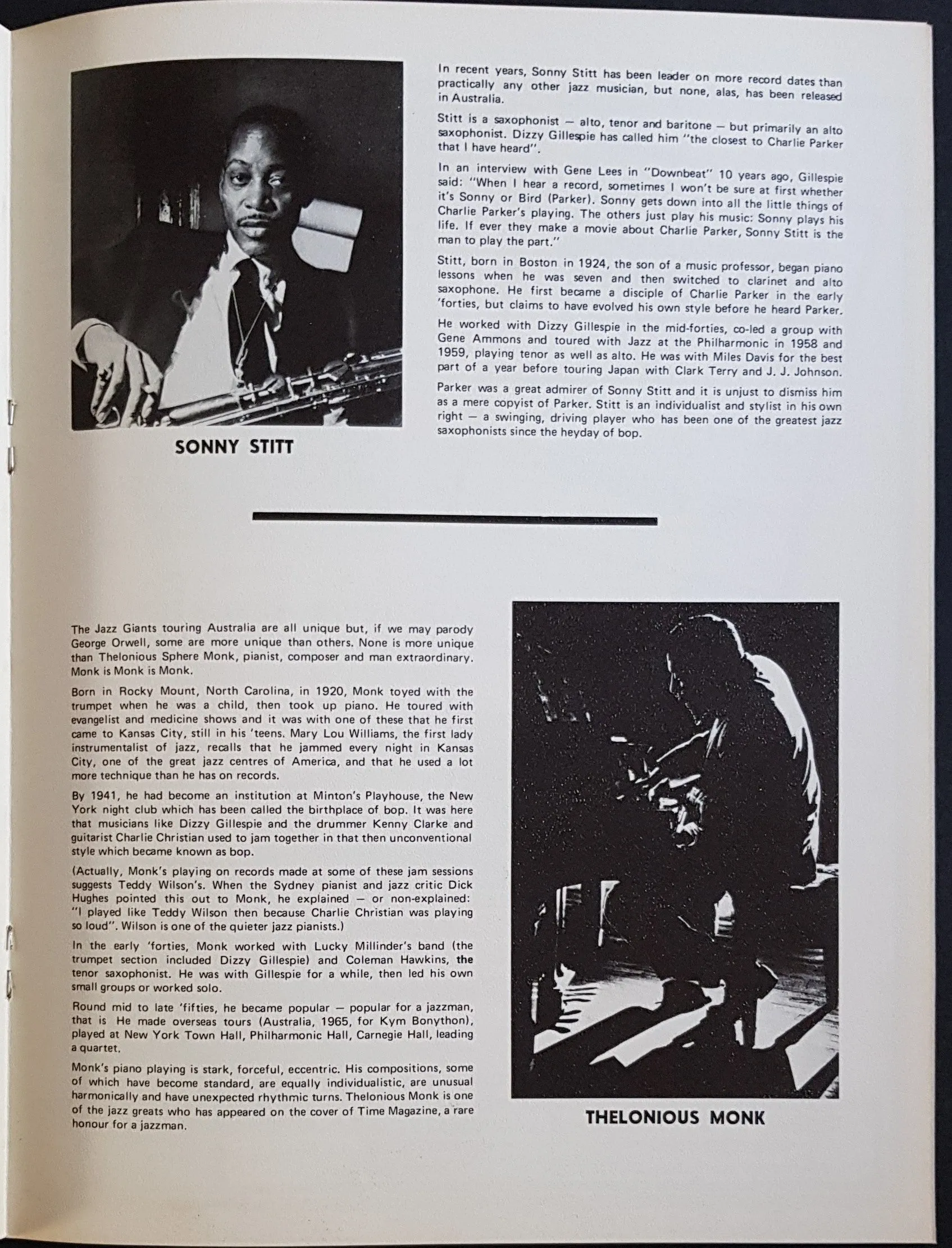 V/A - History Of Jazz Tour, September 1971